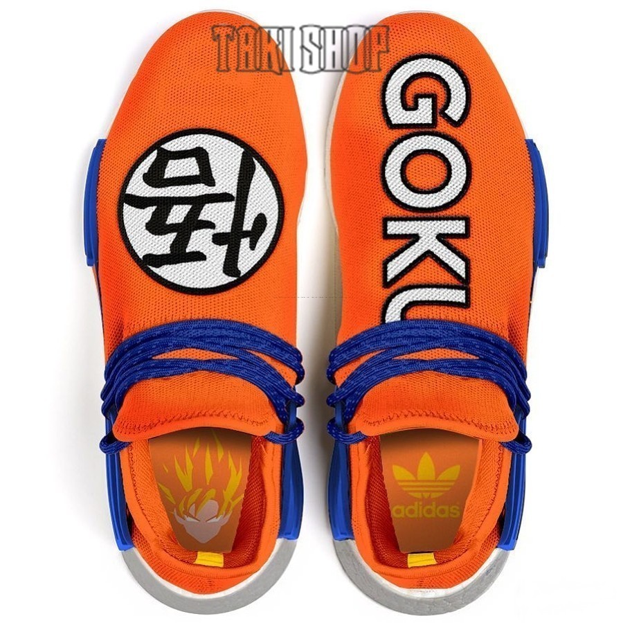 XẢ KHO] Giày Adidas Human Race x Son Goku Cam Xanh [Full box] - Taki Shop