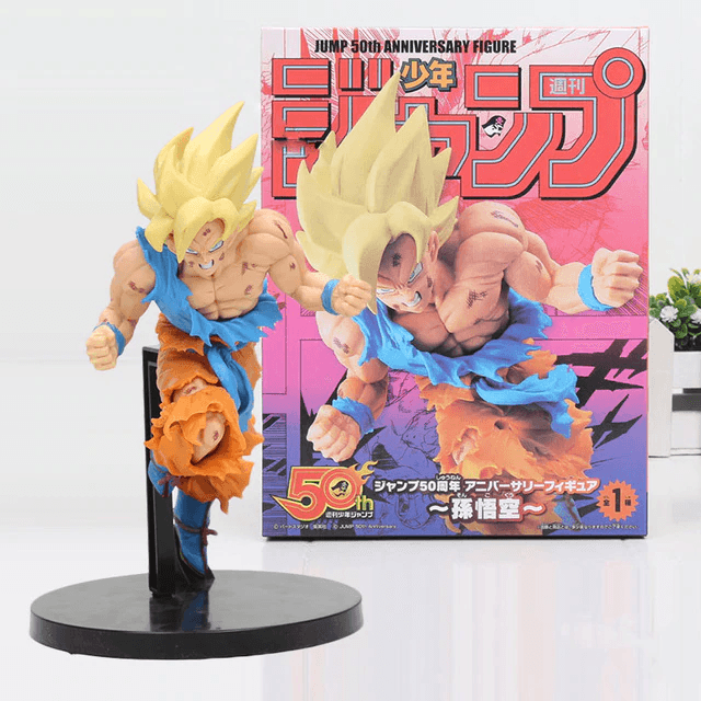 Figure: Super Saiyan Son Goku Jump 50Th Anniversary - Taki Shop