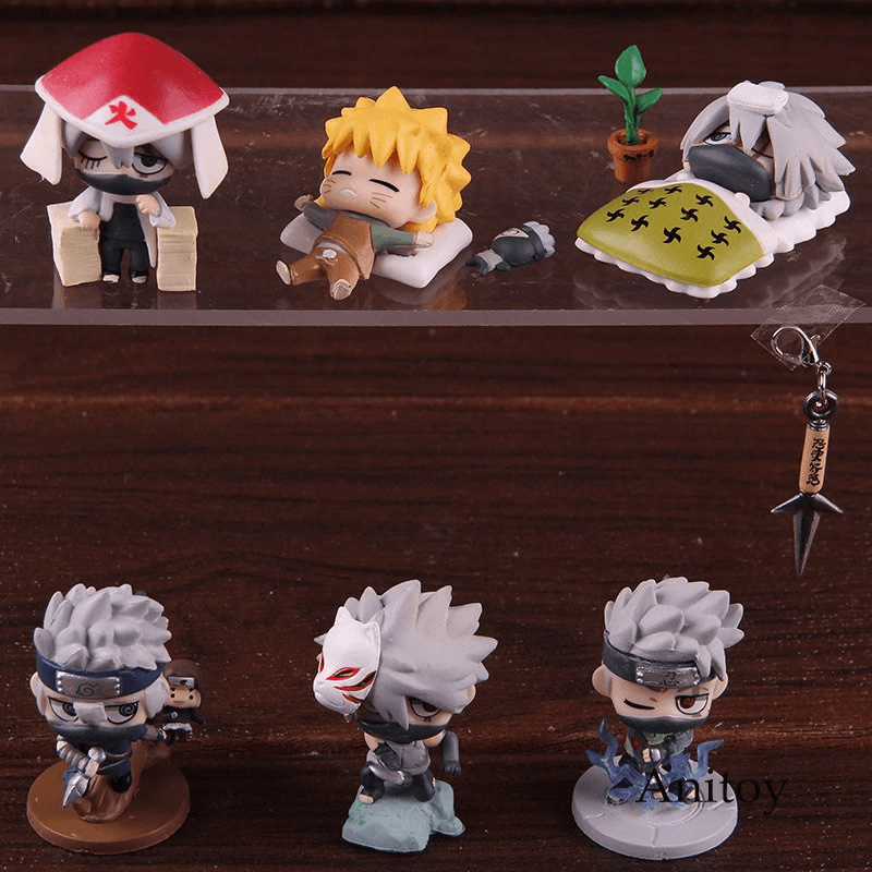 Mô hình figure set: Naruto Bộ 6 Con - Hatake Kakashi Special Set - Hình ảnh 4