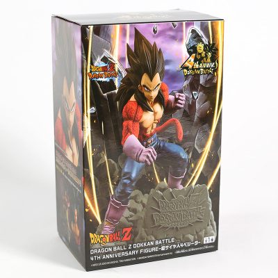 Banpresto Dragon Ball Z Dokkan Battle 4th Anniversary Super Saiyan 4 Vegeta  - Action Figures - Magazine Luiza