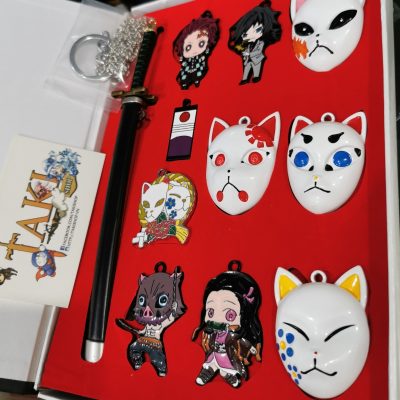 Bộ móc khóa Kimetsu No Yaiba 11 món - Ảnh 2