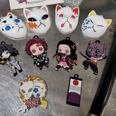 Bộ móc khóa Kimetsu No Yaiba 11 món - Ảnh 4