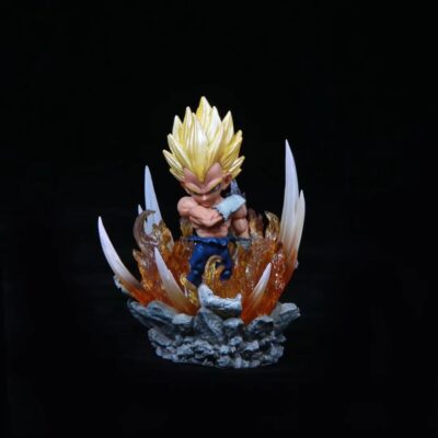 Mô hình mini figure: Super Saiyan Vegeta Chibi - Đế Đèn - Hình ảnh 1