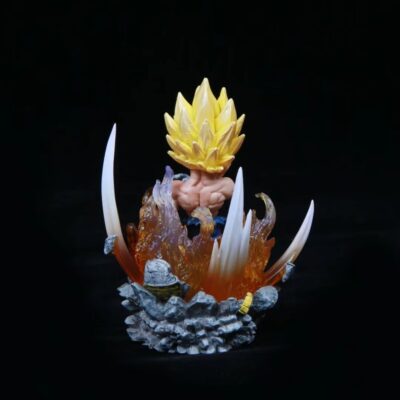 Mô hình mini figure: Super Saiyan Vegeta Chibi - Đế Đèn - Hình ảnh 4