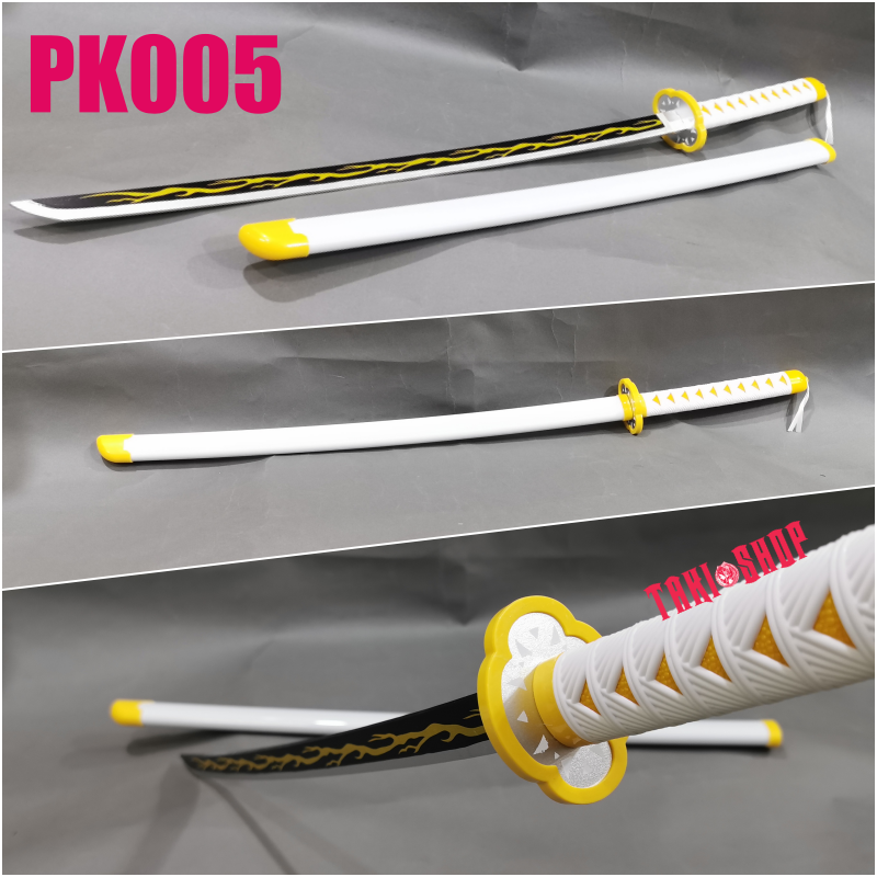 PK005 – Kiem Zenitsu Trang can nhua 1m – Vo ABS – 1