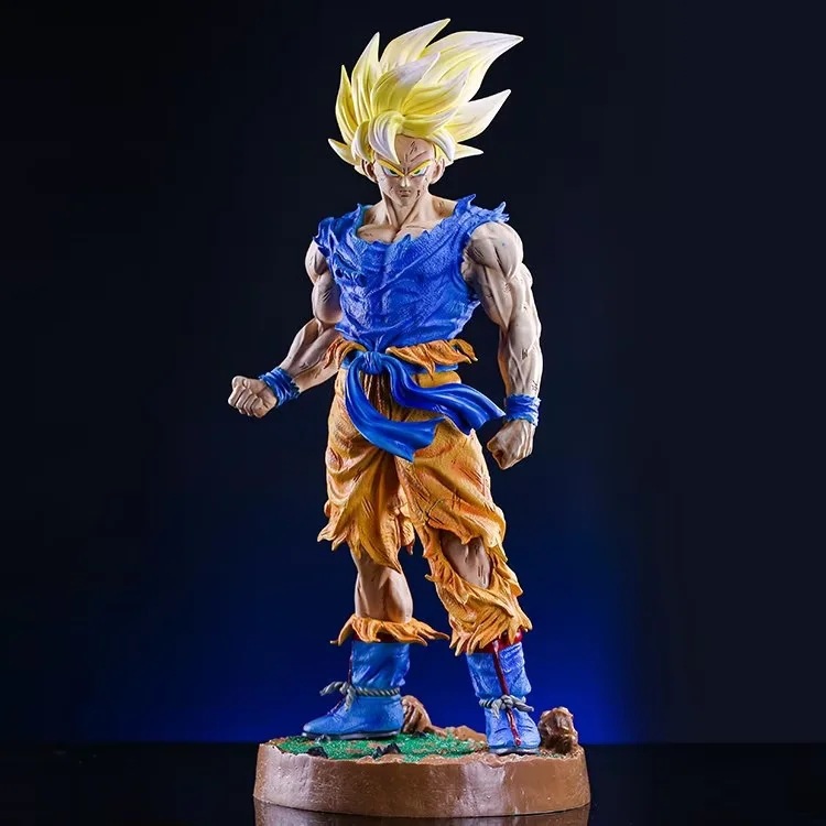 FIG224 – Super Saiyan Son Goku – Battle – Quan Cam Nhat – De Tron – 1