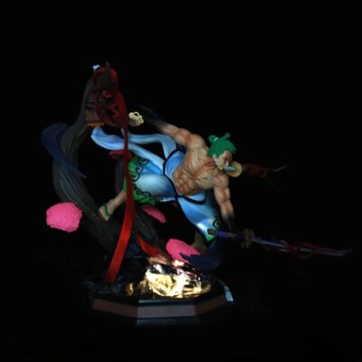 Mô hình figure: Zoro Đứng Cành Đào 26cm Đế Đèn - Hình ảnh 7