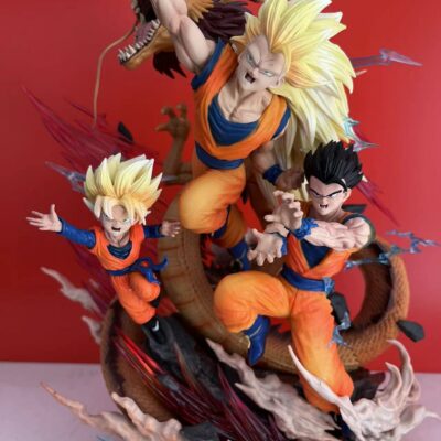 Mô hình figure: Super Saiyan 3 Son Goku - Gohan - Goten Đấu Rồng