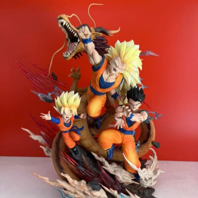 Mô hình figure: Super Saiyan 3 Son Goku - Gohan - Goten Đấu Rồng - Hình ảnh 4