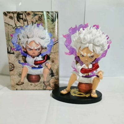 Mô hình figure: Luffy Gear 5 Chibi Mặt Giận Ngồi