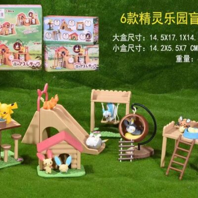 Mô hình figure set: Pokemon Bộ 6 Con - Sân Chơi