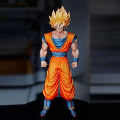 Mô hình figure: Super Saiyan Son Goku 32cm - Cam Đậm