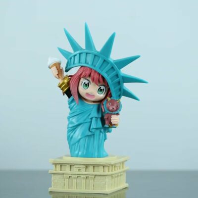 Mô hình figure: Anya Forger Cosplay Nữ Thần Tự Do - Xanh Lam