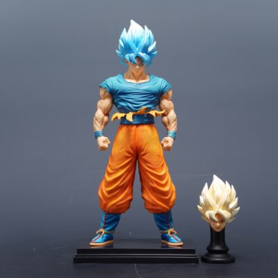 Mô hình figure: Super Saiyan Blue Son Goku - Tóc Vàng và Lam