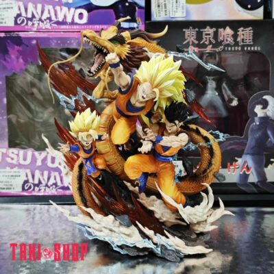 Mô hình figure: Super Saiyan 3 Son Goku - Gohan - Goten Đấu Rồng