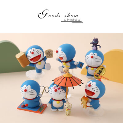 Mô hình figure set: Doraemon Bộ 6 Con