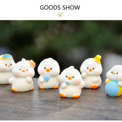 Mô hình figure set: Vịt Con Ham Chơi Bộ 6 Con