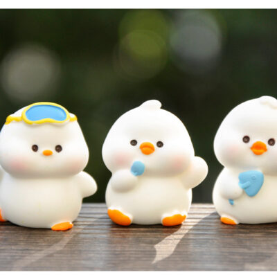 Mô hình figure set: Vịt Con Ham Chơi Bộ 6 Con - Ảnh 4