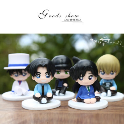 Mô hình figure set: Thám Tử Lừng Danh Conan Bộ 8 Con - Ảnh 3