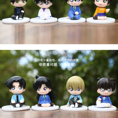 Mô hình figure set: Thám Tử Lừng Danh Conan Bộ 8 Con - Ảnh 4