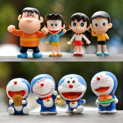 Mô hình figure set: Doraemon Bộ 8 Con
