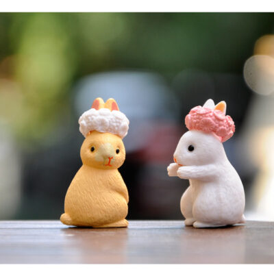 Mô hình figure set: Đàn Thỏ Nhỏ 12 con - Ảnh 3