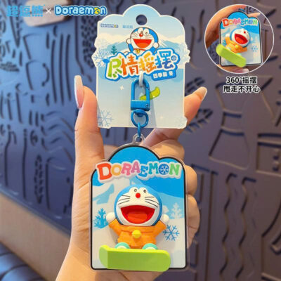 Móc Khóa Doraemon - Mùa Đông Trượt Tuyết