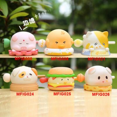 Mô hình mini figure: Chuột Con Nằm Trên Miếng Phô Mai - Gõ Mõ Tịnh Tâm Cho Nhân Viên Văn Phòng
