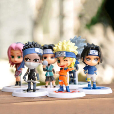 Mô hình figure set: Naruto Chibi Bộ 6 Con Khác Nhau