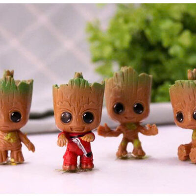 Mô hình figure set: Người Cây Groot Bộ 4 Con