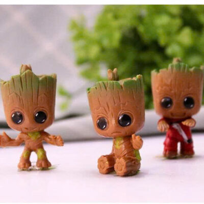 Mô hình figure set: Người Cây Groot Bộ 4 Con - Ảnh 4