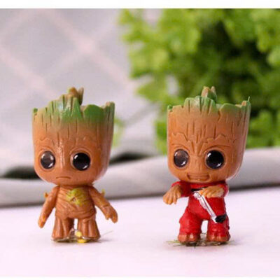 Mô hình figure set: Người Cây Groot Bộ 4 Con - Ảnh 5