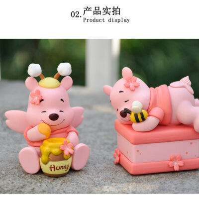 Mô hình figure set: Gấu Pooh & Bạn Bộ 6 Con - Ảnh 4