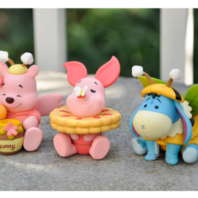 Mô hình figure set: Gấu Pooh & Bạn Bộ 6 Con - Ảnh 8