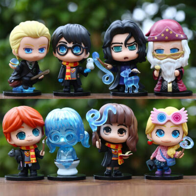 Mô hình figure set: Harry Potter Chibi Bộ 8 Con