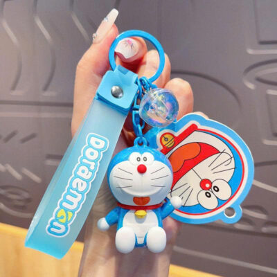 Móc Khóa Doraemon Ngồi Cười Lêu Lêu