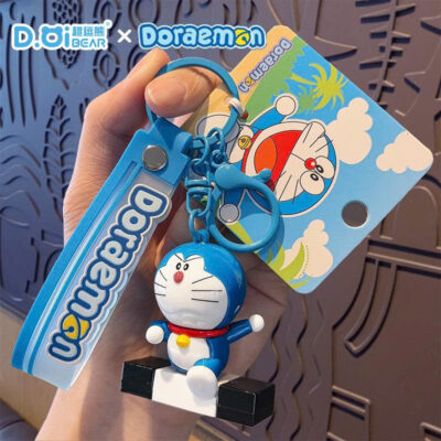 Móc Khóa Doraemon - Đế Đen Trắng