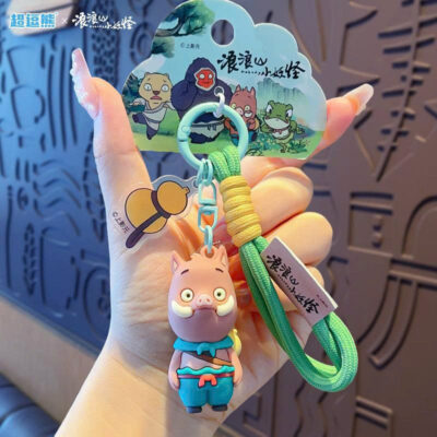Móc Khóa Trư Bát Giới Heo Con - Tiểu Yêu Quái Núi Lãng Lãng