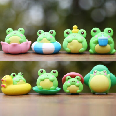 Mô hình figure set: MH001 Ếch Ộp Ham Chơi Bộ 8 Con