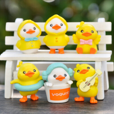 Mô hình figure set: MH001 Vịt Con Đi Chơi Bộ 6 Con