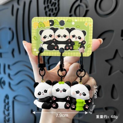 Móc Khóa MH002 Bộ 3 Gấu Trúc - Nam Châm