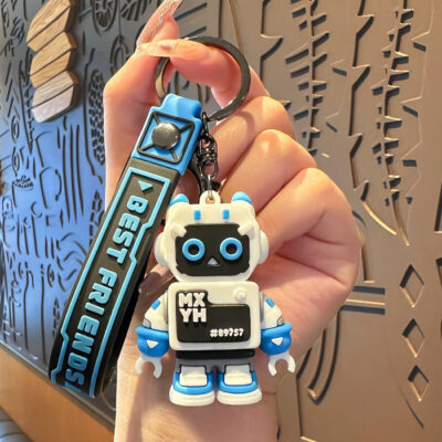 Móc Khóa MH002 Robot Trắng Xanh MXYH