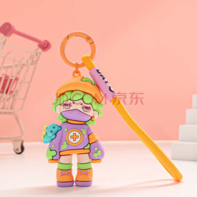 Móc Khóa MH002 Bạn Nhỏ Áo Tím