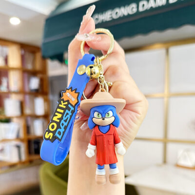 Móc Khóa MH002 Nhím Xanh Áo Đỏ