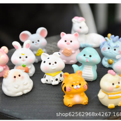 FIGS054 Mô hình figure set: MH001 Bộ 12 Con Giáp Bảo Bảo - Ảnh 15